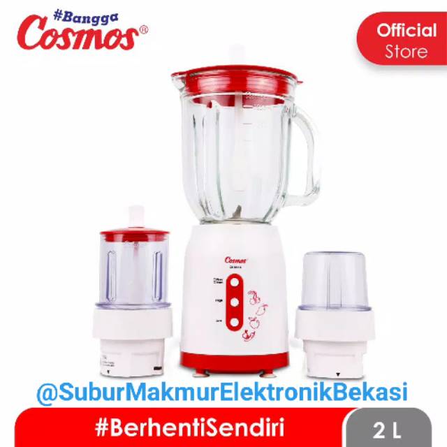 Blender Listrik BLENZ 3in1 Cosmos Goblet Kaca CB-812 G