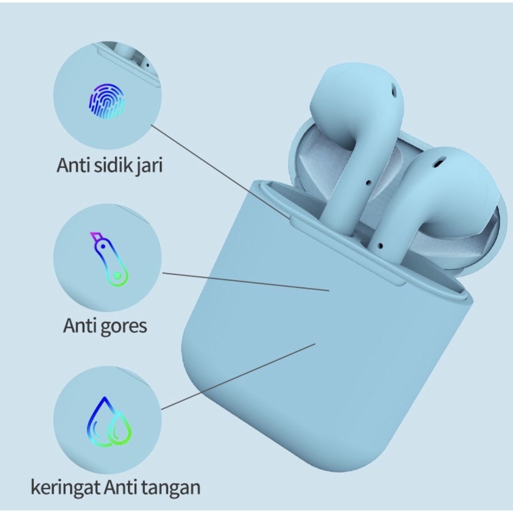 MIINII 3 Model Eearphone Bluetooth i12/PRO4/PRO4S TWS Handsfree Wireless TWS V4.2 Super Bass