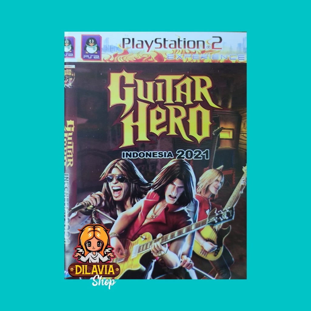 Kaset Ps 2 Guitar Hero Indonesia 2021