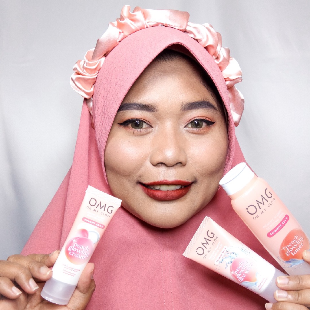 RUMAHCANTIK354 OMG OH MY GLOW Peach Glowing Toner 100 ml