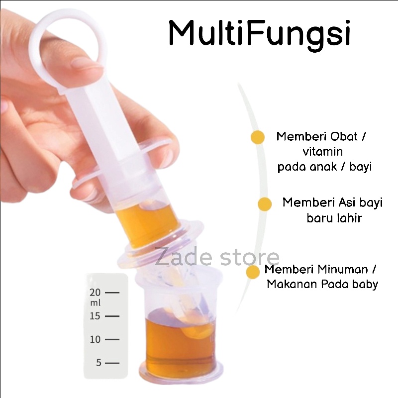 Pipet Obat Bayi Alat Tetes Bantu Makan Minum dan Obat Bayi Baby Milk &amp; Medicine Feeder Suntikan Pipet Drop Bayi DOT TETES Anak