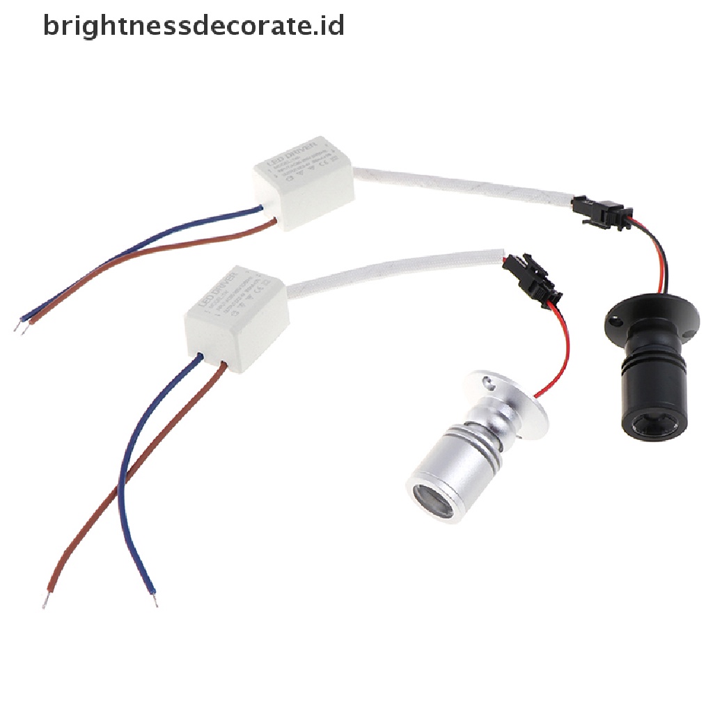 (Birth) Lampu Sorot Led Mini 1w Untuk Plafon Lemari Perhiasan (Id)