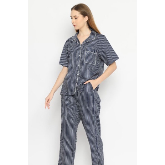 HANA SLEEPWEAR PIYAMA / BAJU TIDUR PRIA / WANITA ( COUPLE )  100 % COTTON-3