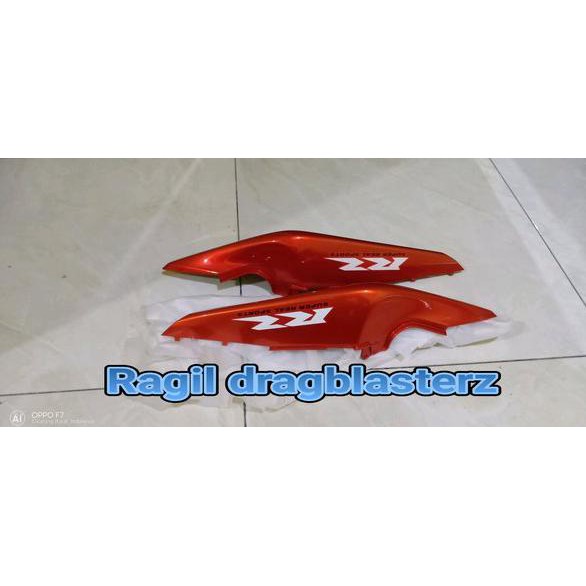 Cover Body Belakang New Ninja Rr Orange Striping 2015