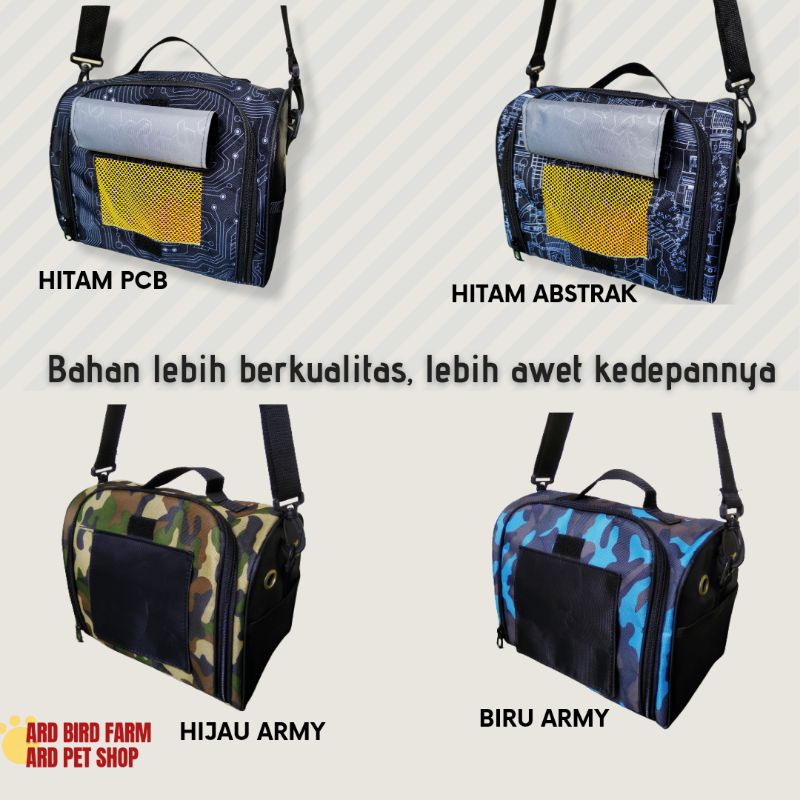 PREMIUM TAS UNTULAN Travel Cage Tas Kandang Untulan ntuk COD Burung Lovebird Hamster Sugar Glider