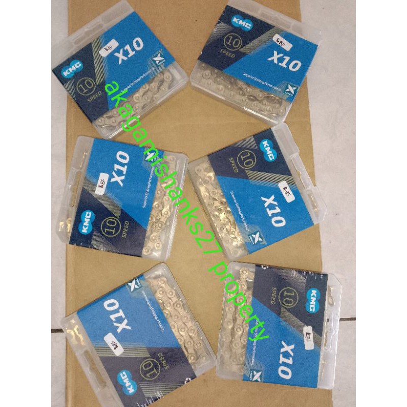 Rantai KMC 10 Speed Gold