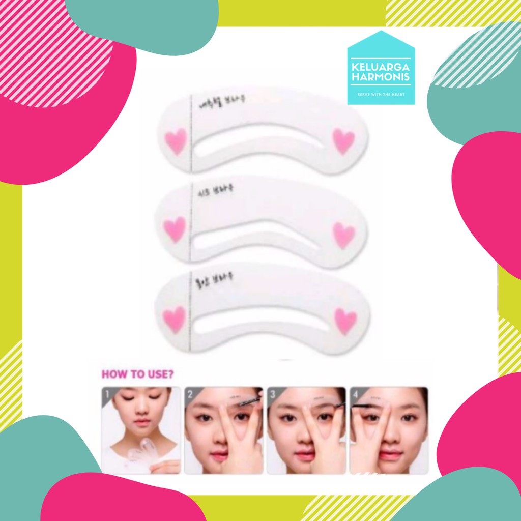 Eyebrow Template Etude House / Cetakan Alis