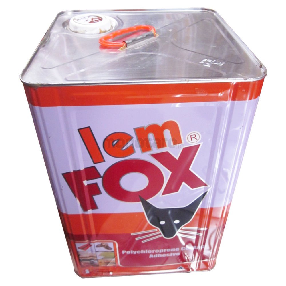 Lem Kuning FOX Blek Pail 14 Kg Lem Fox Lem Kayu Kulit Karet Plastik