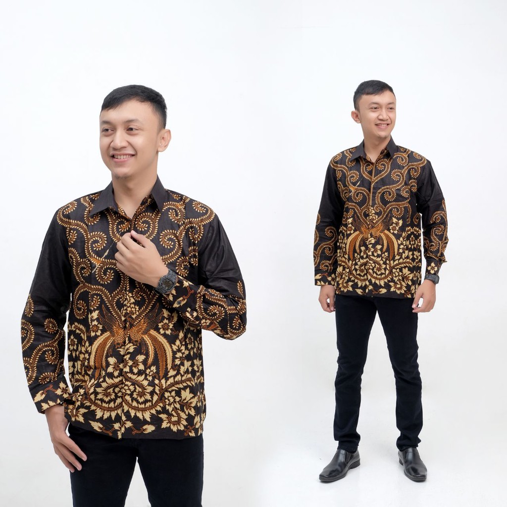 100rb dapat 2 Kemeja Batik Lengan Panjang Katun Halus