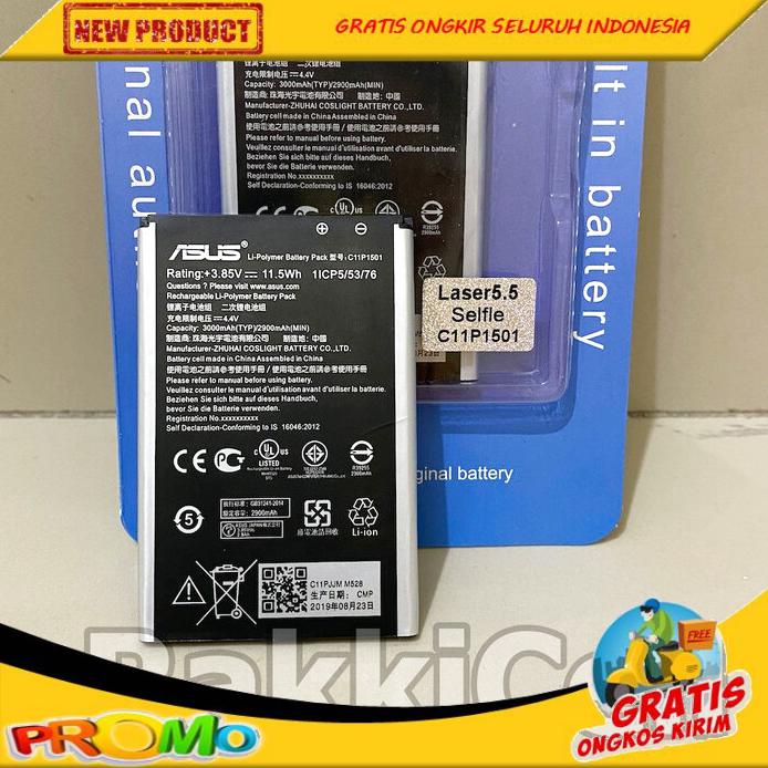 TERBARU ORIGINAL BATERAI ASUS ZENFONE SELFIE SELFI Z00UDH BOLEH RESELLER