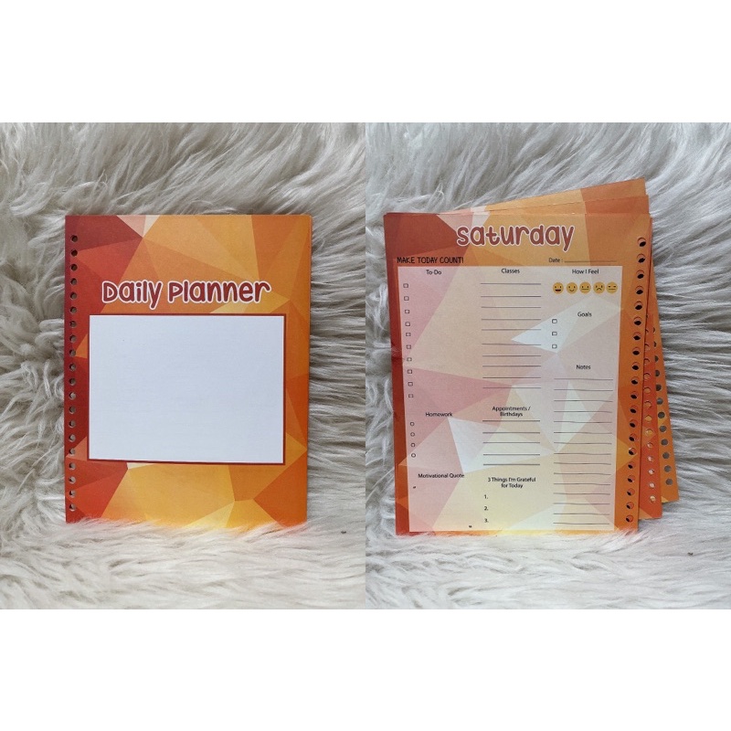 

DAILY PLANNER KERTAS BINDER A5