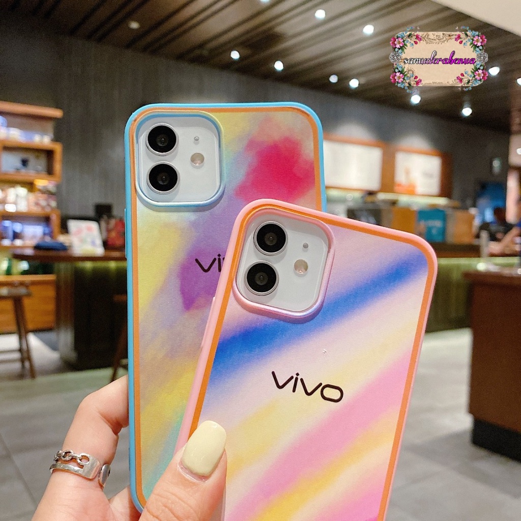 SS044 SOFTCASE RAINBOW VIVO Y12 Y15 Y17 Y20 Y20S Y12S Y30 Y50 Y30I Y51 Y91 Y93 Y95 Y91C Y1S V5 Y67 Y66 SB2796