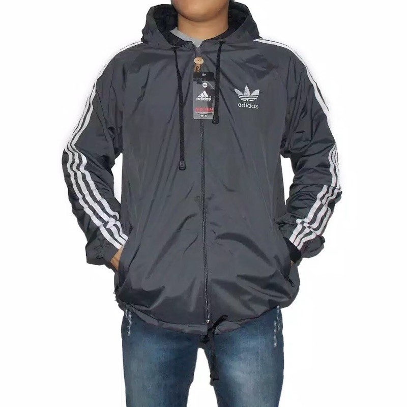 BISA COD-Jaket Parasut ADIDAS parasut grosir