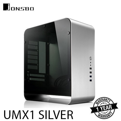 JONSBO CASE UMX1 SILVER MINI ITX