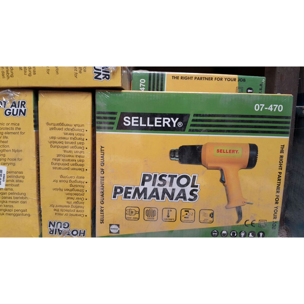 SELLERY Hot Air Gun / Heat Gun HG-500 PISTOL PEMANAS Heat Gun Air Mesin Pemanas Pistol Angin Panas