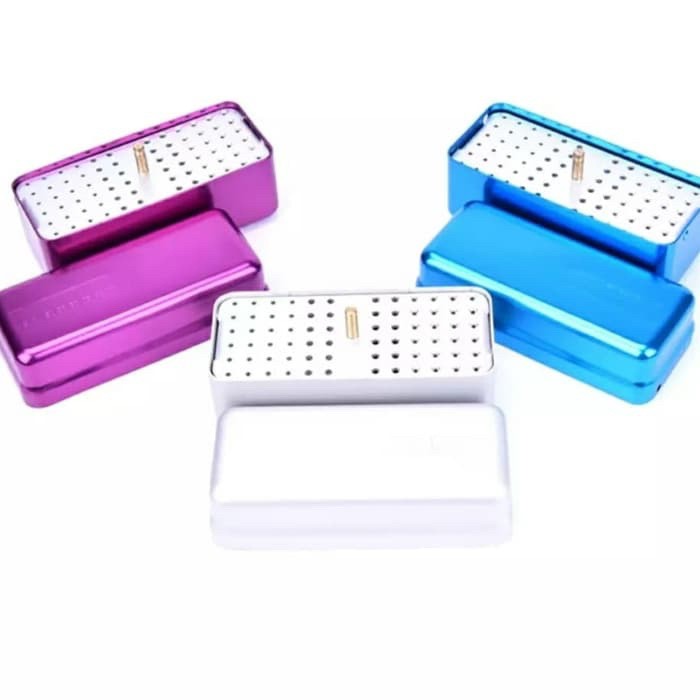 

Endo box File / Aluminum alloy sterilization box / k-file holder box / Tempat Kotak Endodontic