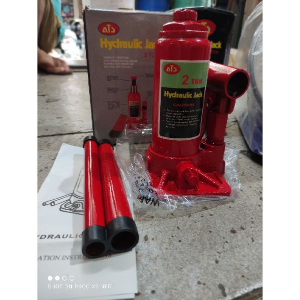 dongkrak botol ATS 2ton/dongkrak mobil ATS 2ton hydraulic jack 2ton