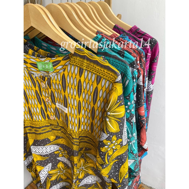 SETELAN PANJANG BATIK / PIYAMA WANITA / SETELAN RAYON / ONE SET KATUN/BATIK SOLO / TIE DYE