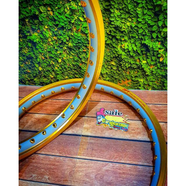 Velg DFT Thailand Rim Alloy Twotone Gold Silver Ring 17 Ukuran 140 140 Original DFT Thailand.