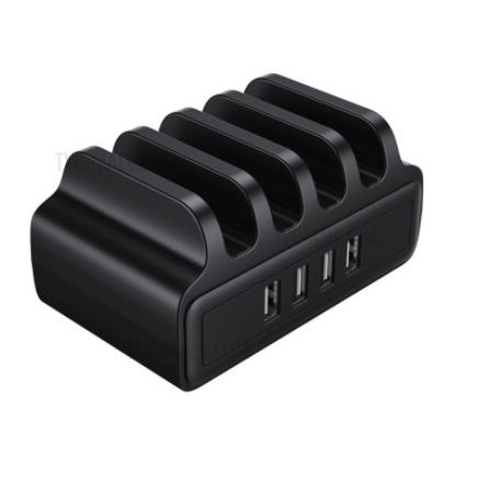 Charger wall Station dock orico 4 port usb-a 30w 2.4a smart fast charging with Phone holder duk-4p