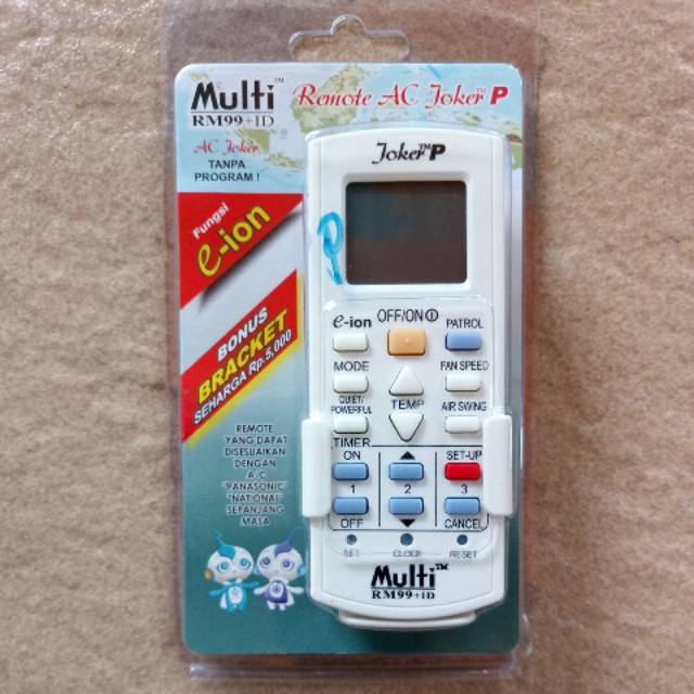 Remote Ac Panasonic Chunshin Joker P Multi Rm99 Id Tanpa Program Langsung Pakai Shopee Indonesia