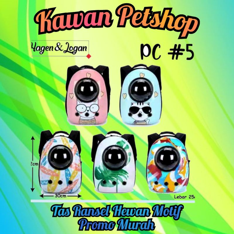 Tas Ransel Kucing Anjing Promo - Tas Bawa Hewan Murah