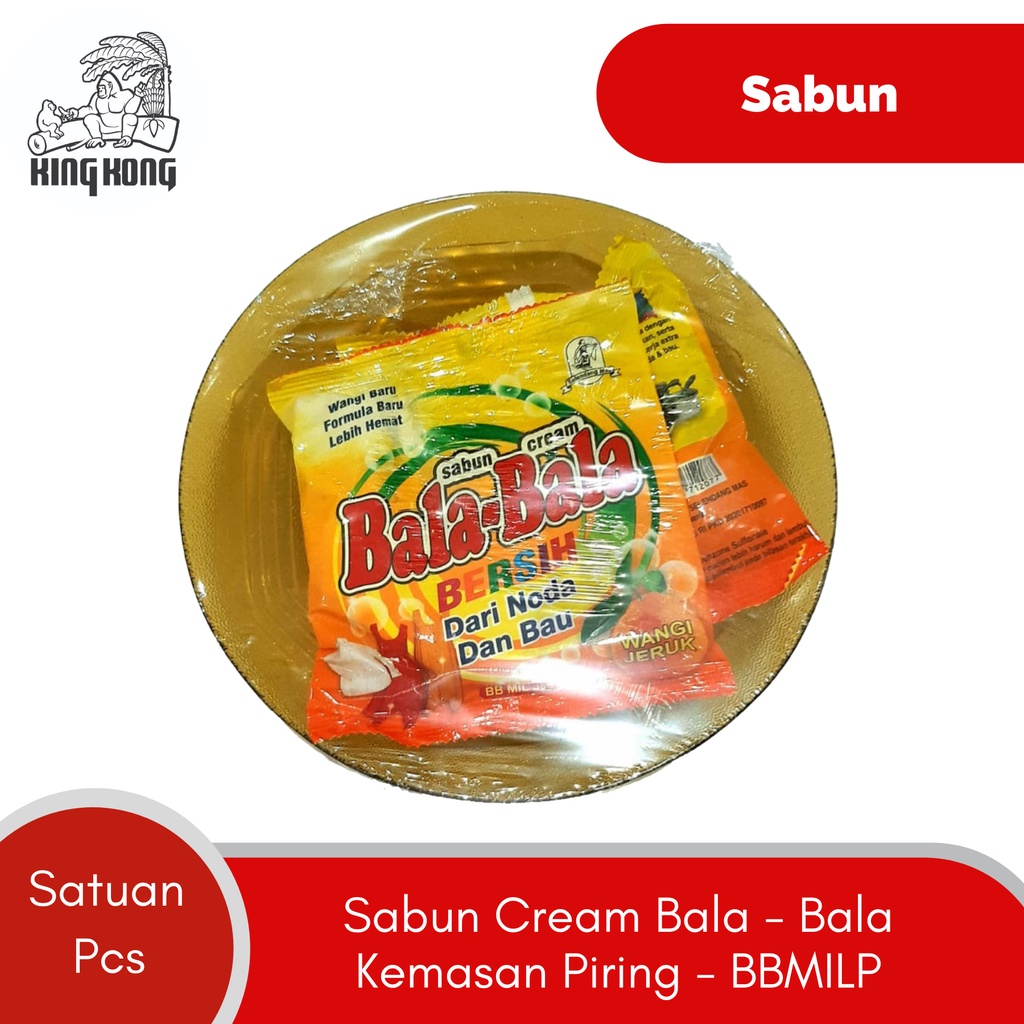 Sabun Cream Bala-Bala Kemasan Piring - BBMILP - dijual per pcs