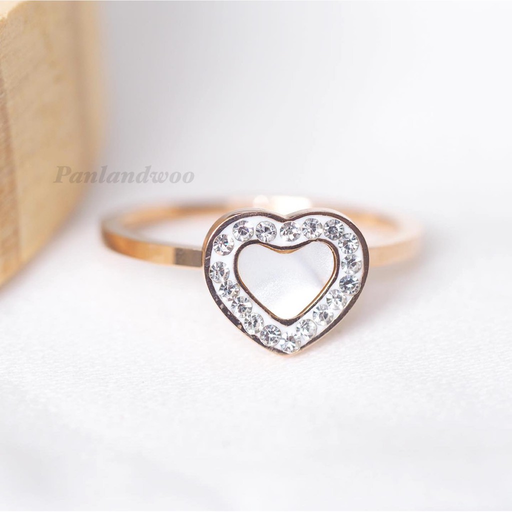 Panlandwoo - Cincin Titanium Wanita Lovin