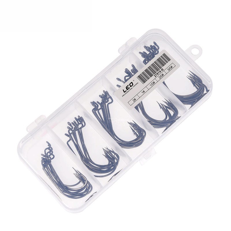 50Pcs Wide Gap Worm Fishing Hooks Jig Crank Big Bass Hook Black High Carbon Steel Crank Barbed Hook for Soft Fishing Lure