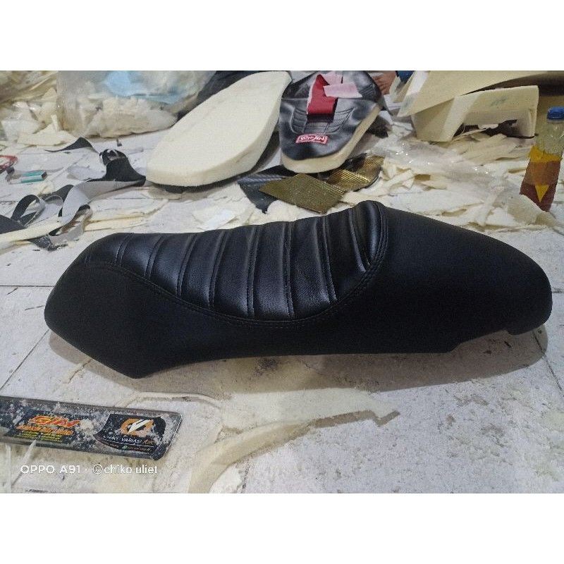 Jok scoopy custom single seat - jok scoopy caferacer modif