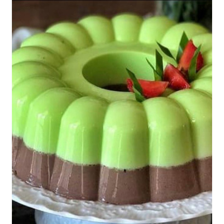 

Puding alpukat coklat