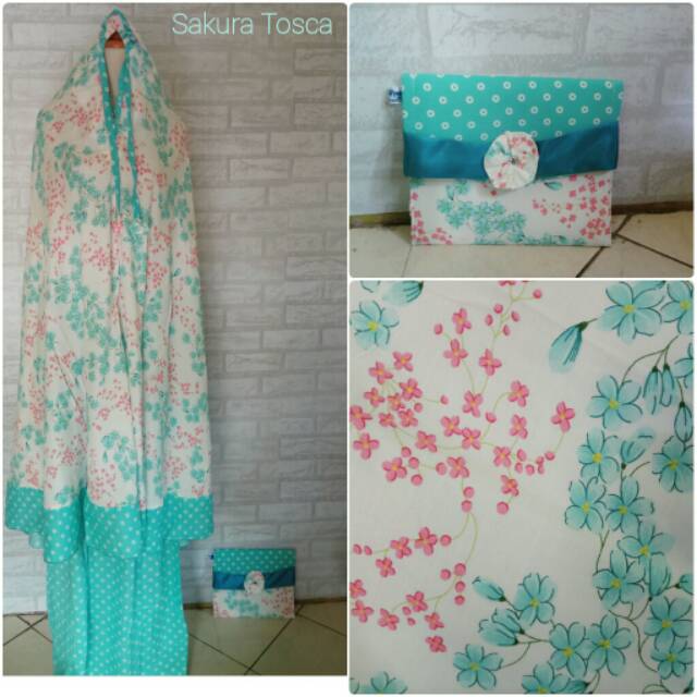 Mukena Bali Dewasa Jumbo Sakura Ungu