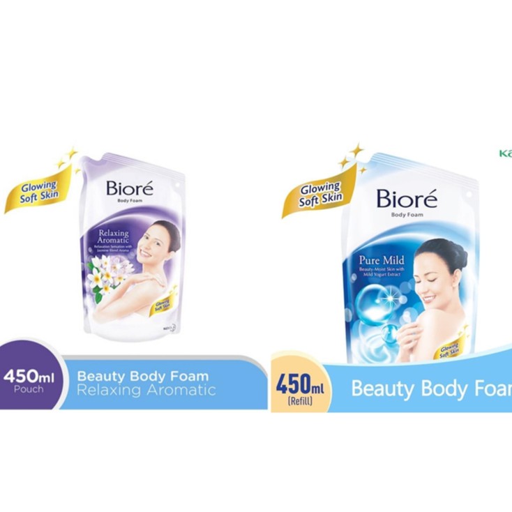 Biore Body Wash Refil 400 ml Sabun Mandi Cair ORIGINAL-BPOM