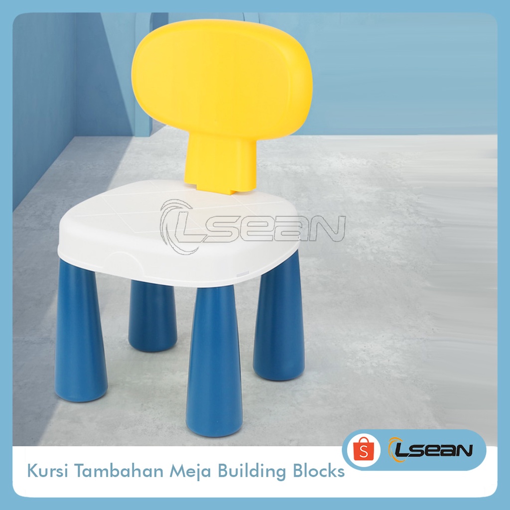 KURSI TAMBAHAN MEJA BUILDING BLOCKS KURSI MAKAN ANAK