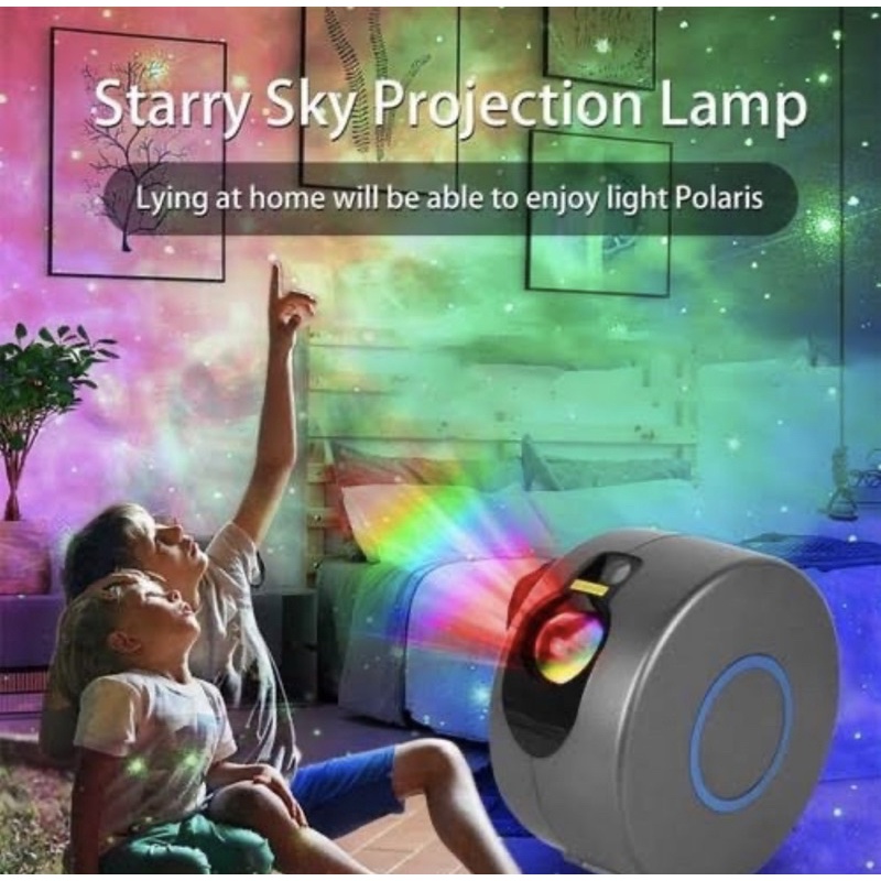 Aurora Starry Sky Projector / lampu kamar tidur relaxation Karaoke Bar Lampu LED Warna-warni proyektot ORIGINAL