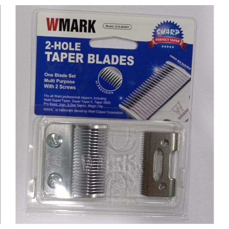

Mata Pisau WMARK Untuk Clipper Wahl Andis Kemei Label Biru