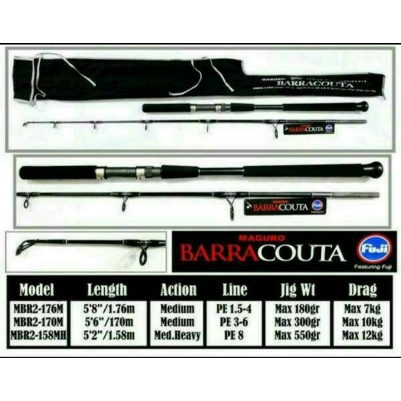 Joran MAGURO  BARRACOUTA /  PE 1,5 -4  PE 3-6  PE 8