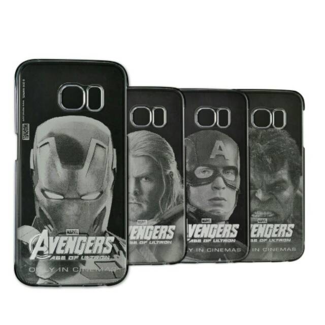 Samsung Galaxy S6 Edge Clear Cover Marvel's The Avenger Limited Edition