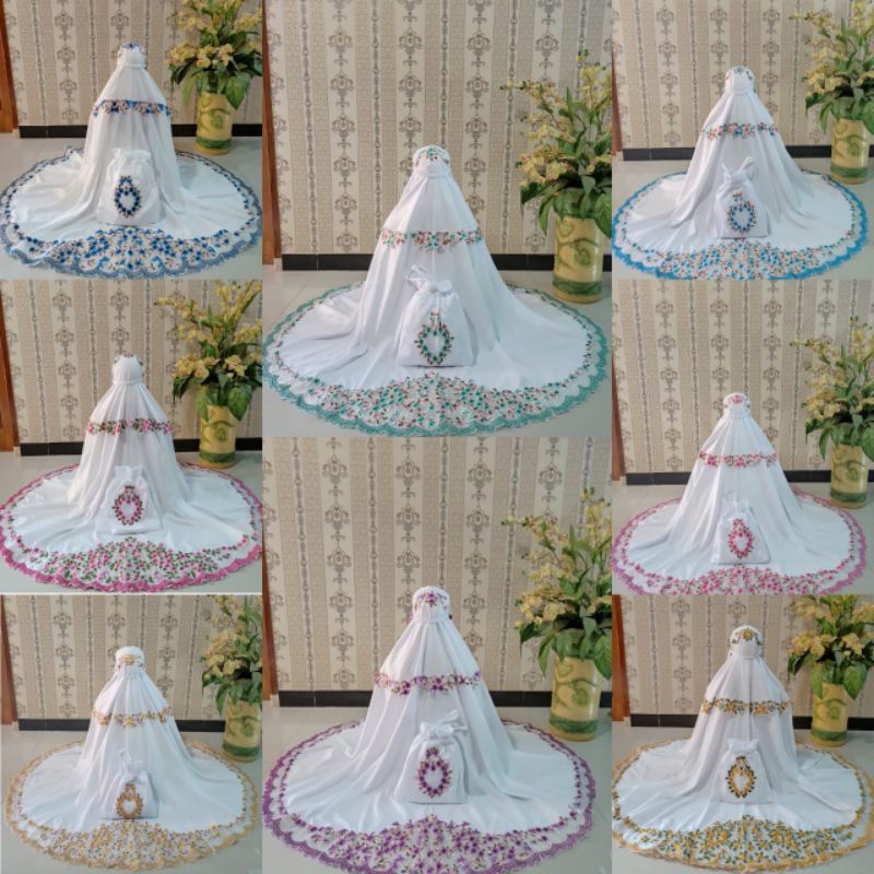 Mukena Bordir Punggung Citata Mukena Bordir Asli Tasikmalaya