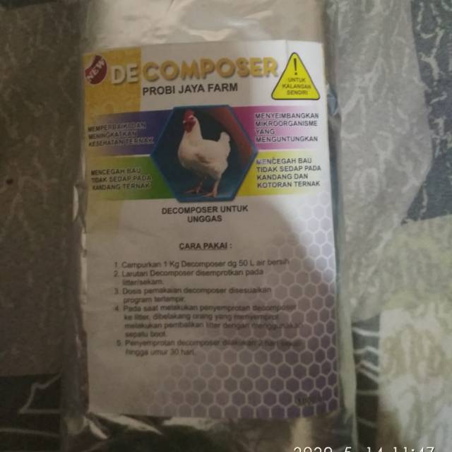 Decomposer pengering sekam