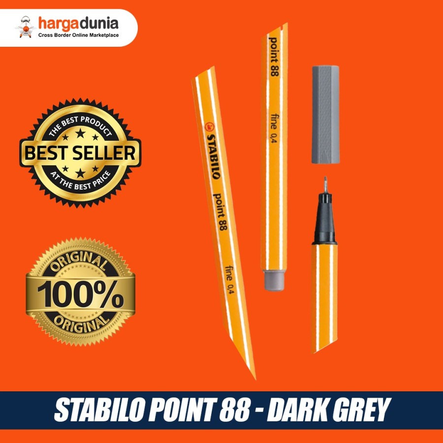 

STABILO Point 88 Dark Grey