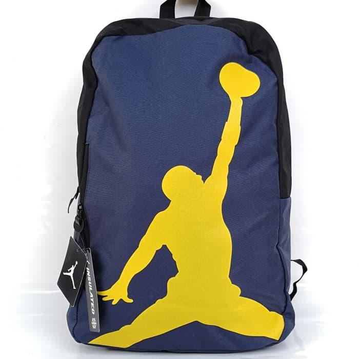 promo TAS RANSEL ANAK SEKOLAH OLAHRAGA BASKET JORDAN JUMPMAN DONGKER KUNING Limited