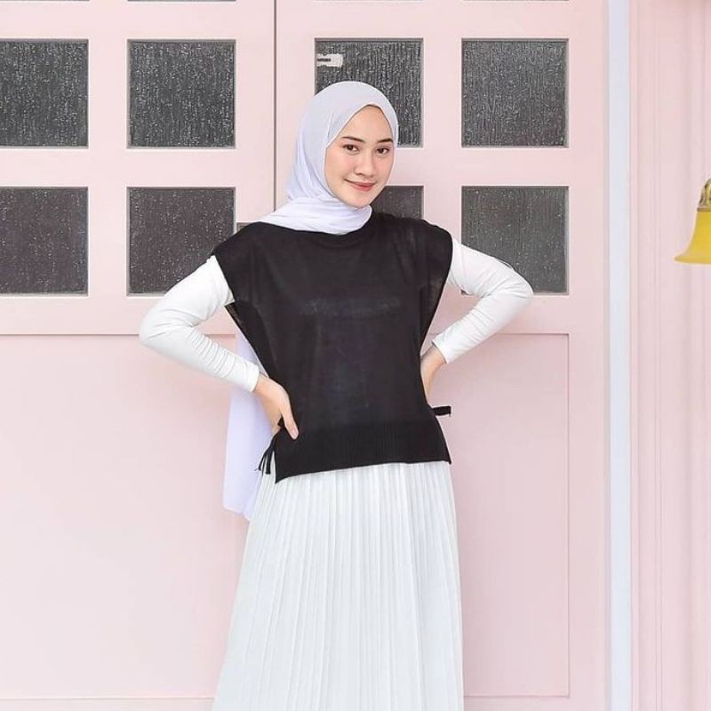 Outher Vest Rajut Rompi Tali Rajut Wanita kekinian Rompi Wanita