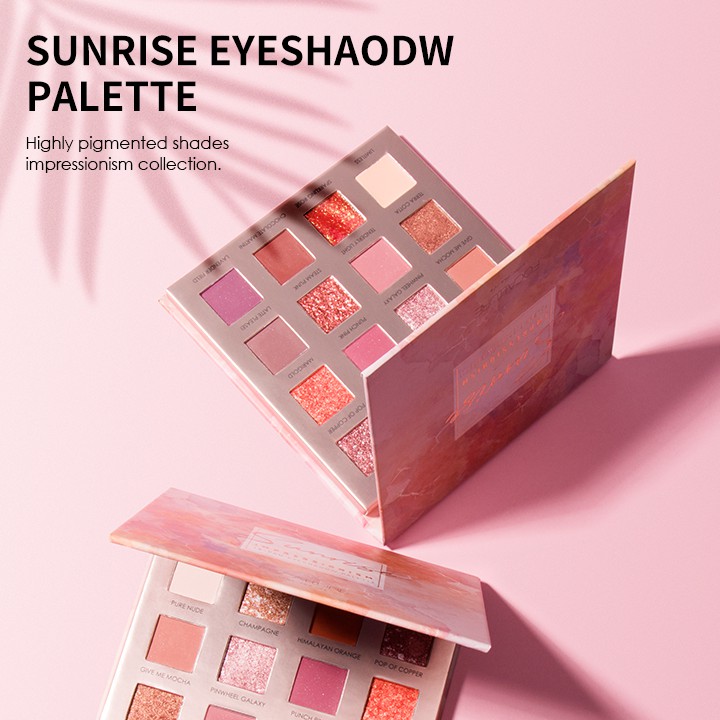 Focallure Original Sunrise Palet Eyeshadow 16 Warna Matte &amp; Pearlescent