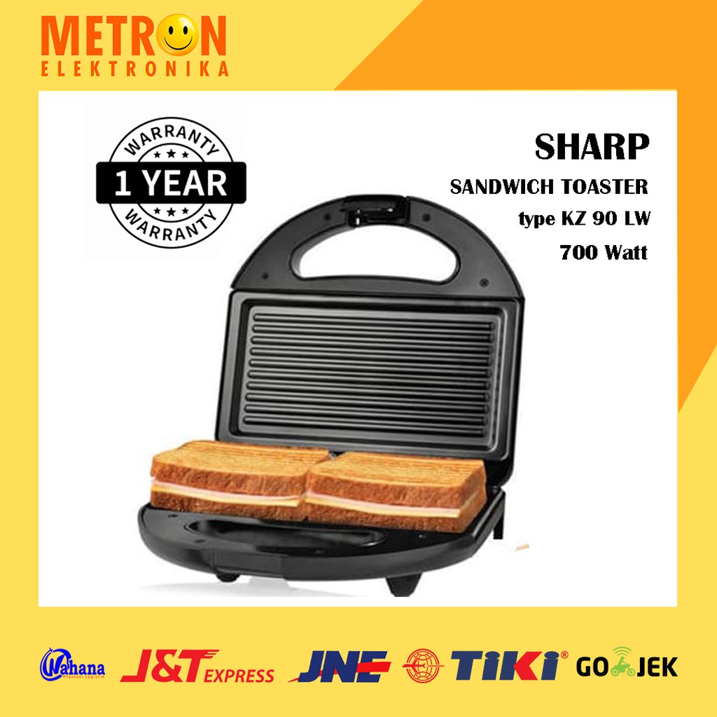 SHARP KZS 71 BK / SANDWICH TOASTER JEPIT 3 PLAT / KZS71BK