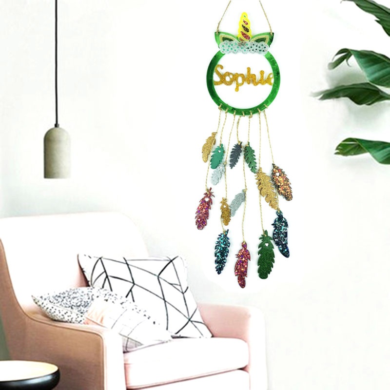 Siy Cetakan Lonceng Angin Bahan Silikon Resin Untuk Dekorasi Dinding Rumah