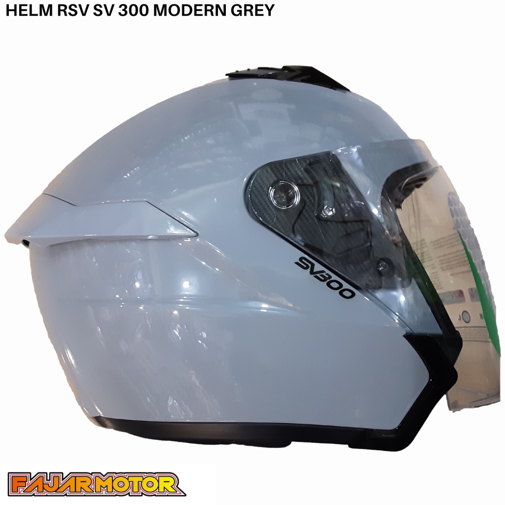 RSV SV 300 SOLID MODERN GREY SV300 DOUBLE VISOR