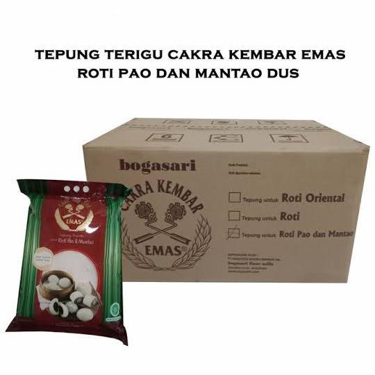 

siap kirim] Tepung Bakpao / Cakra Emas Pao Mantao 6Pak/Dus Khusus Grab Gojek