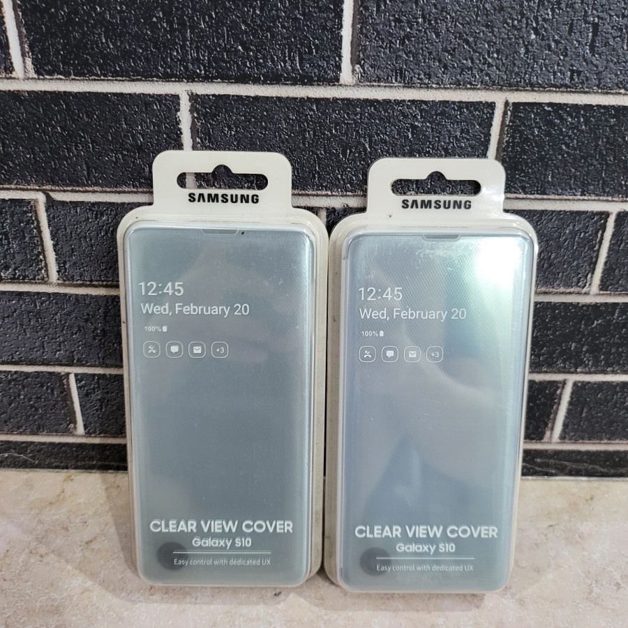 SAMSUNG CLEAR VIEW COVER GALAXY S10 CASE ORIGINAL RESMI SEIN