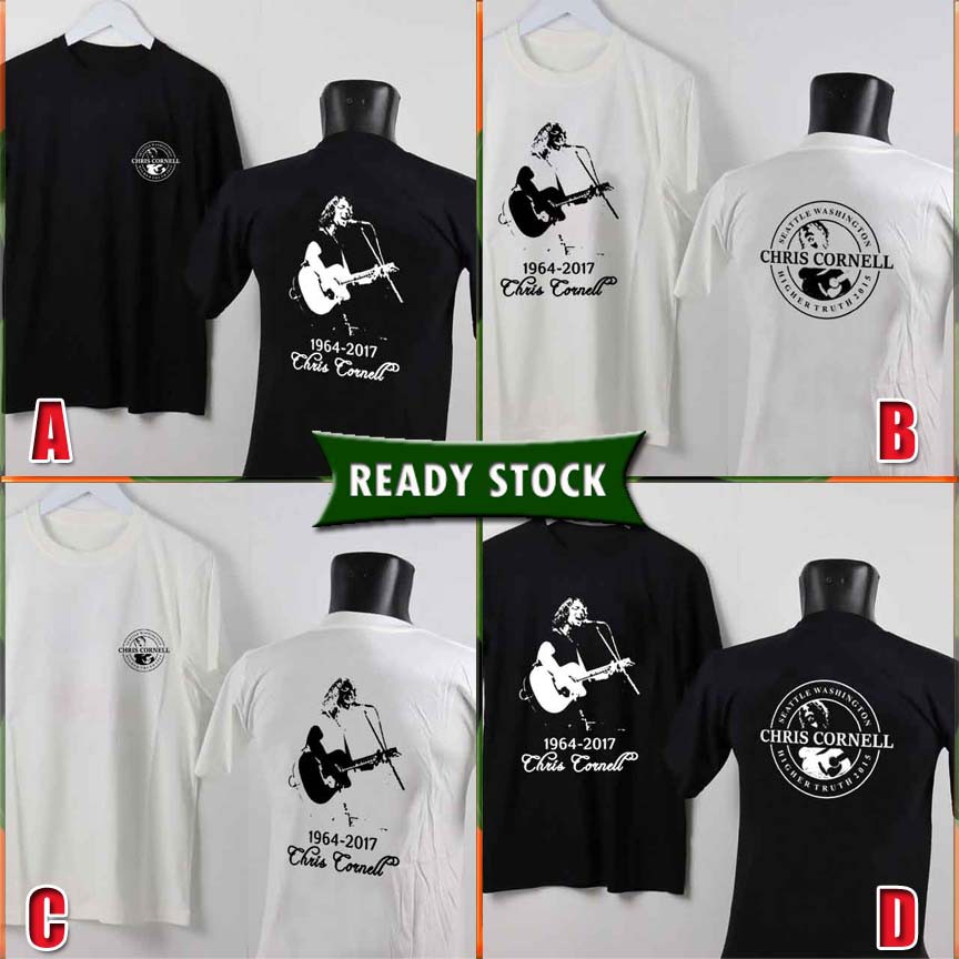 Kaos Chris Cornell 1964 2017 RIP Tshirt